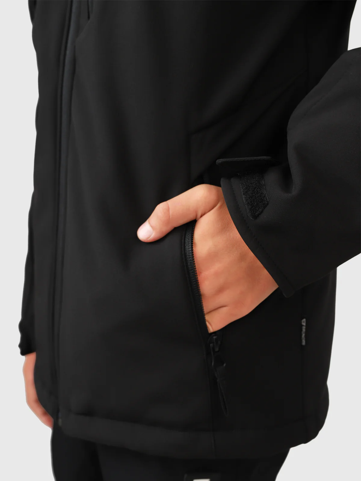 Marsaly-N Boys Softshell Jacket | Black - Image 7