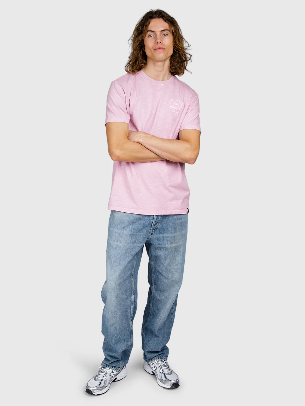Mattey Men T-shirt | Mauve Mist - Image 5