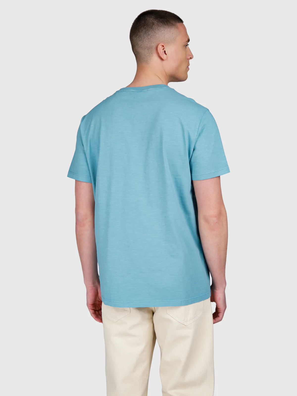 Mattey Men T-shirt | Adriatic Blue - Image 2
