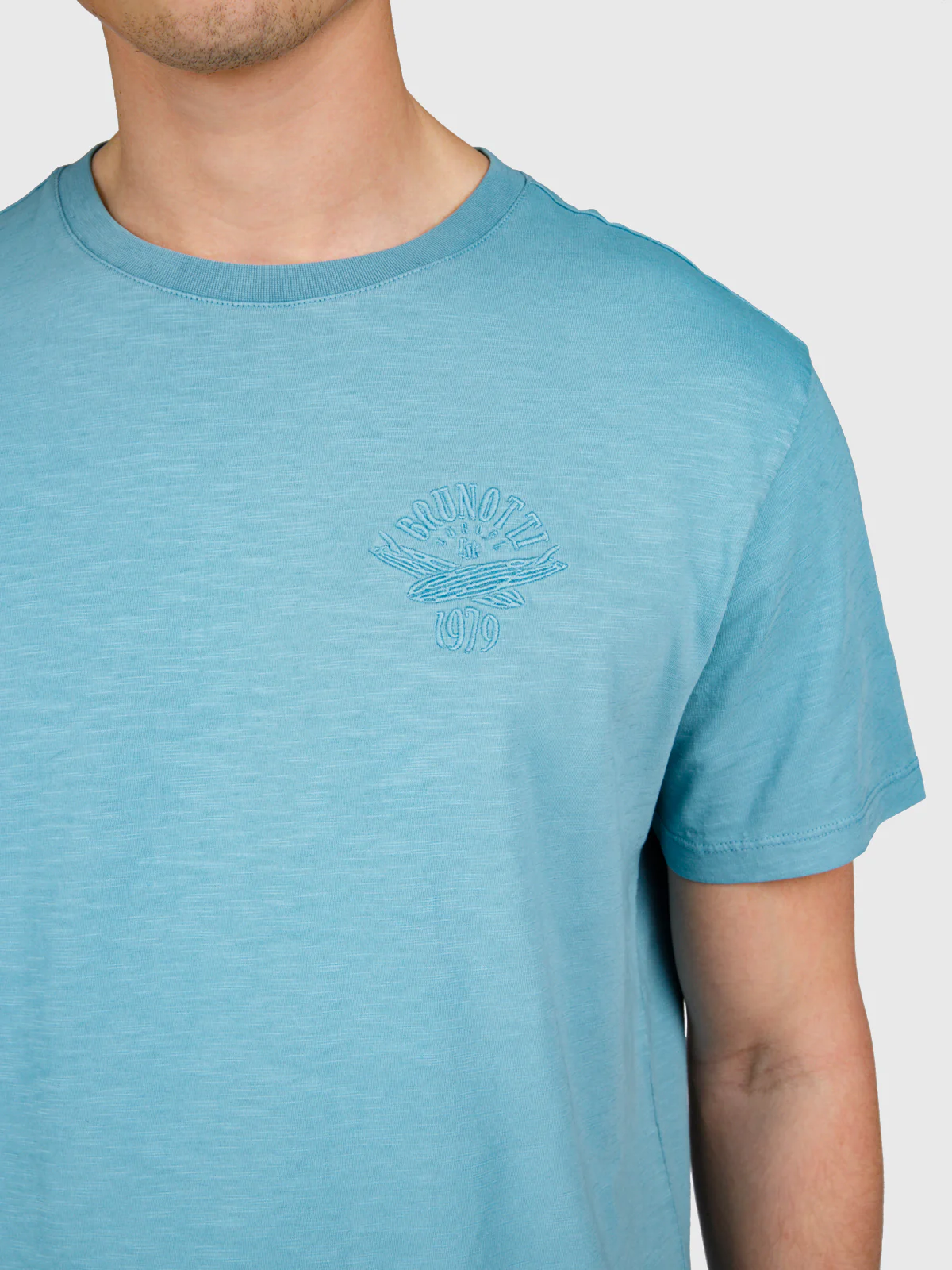 Mattey Men T-shirt | Adriatic Blue - Image 6