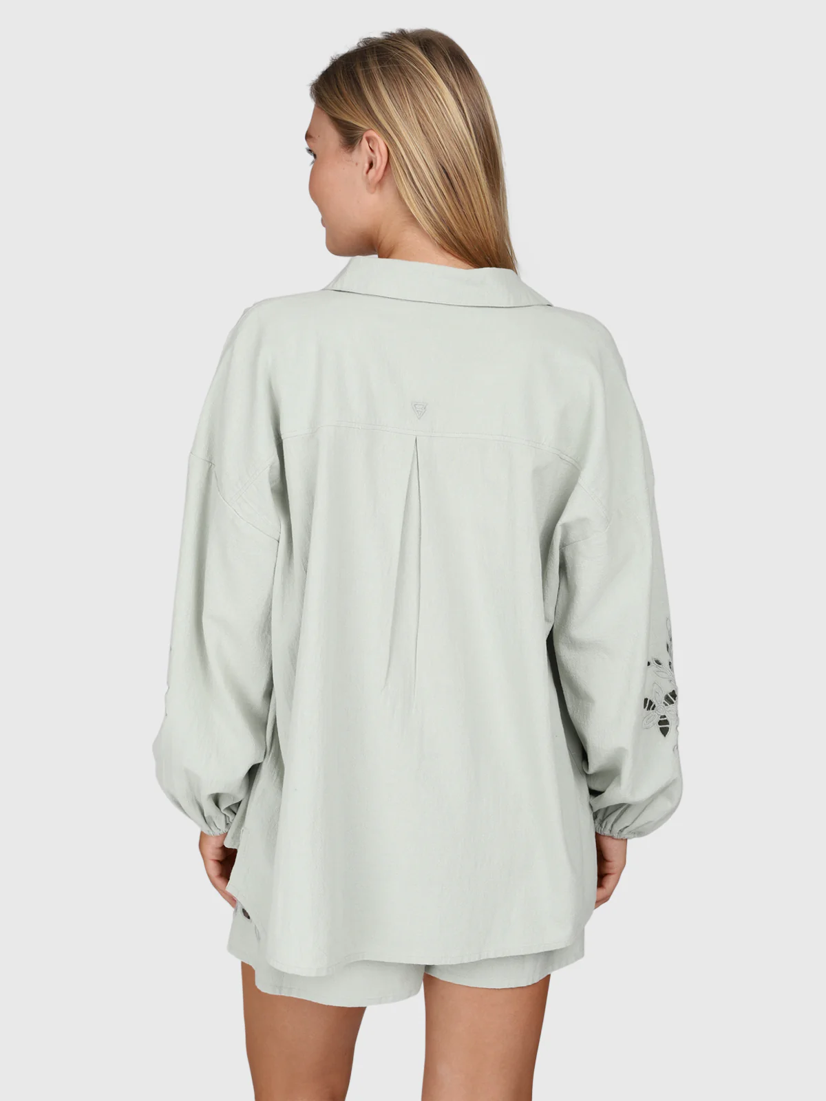 Maysa Women Shirt | Aqua Grey - Image 2