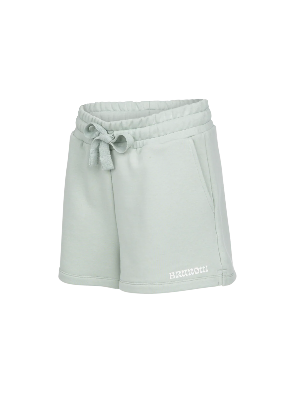 Milly Women Sweat Short | Aqua Grey - Image 9
