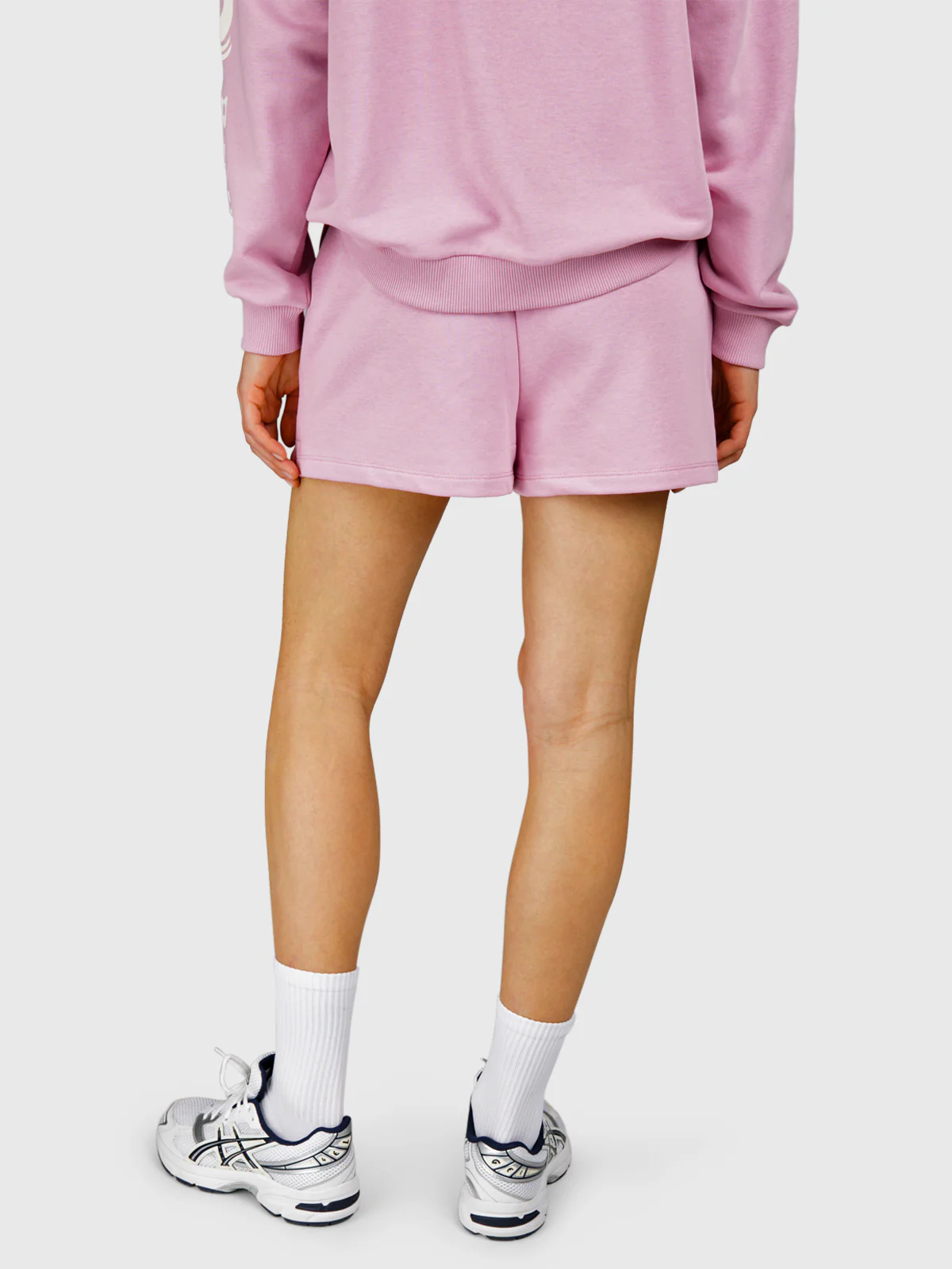 Milly Women Sweat Short | Mauve Mist - Image 5