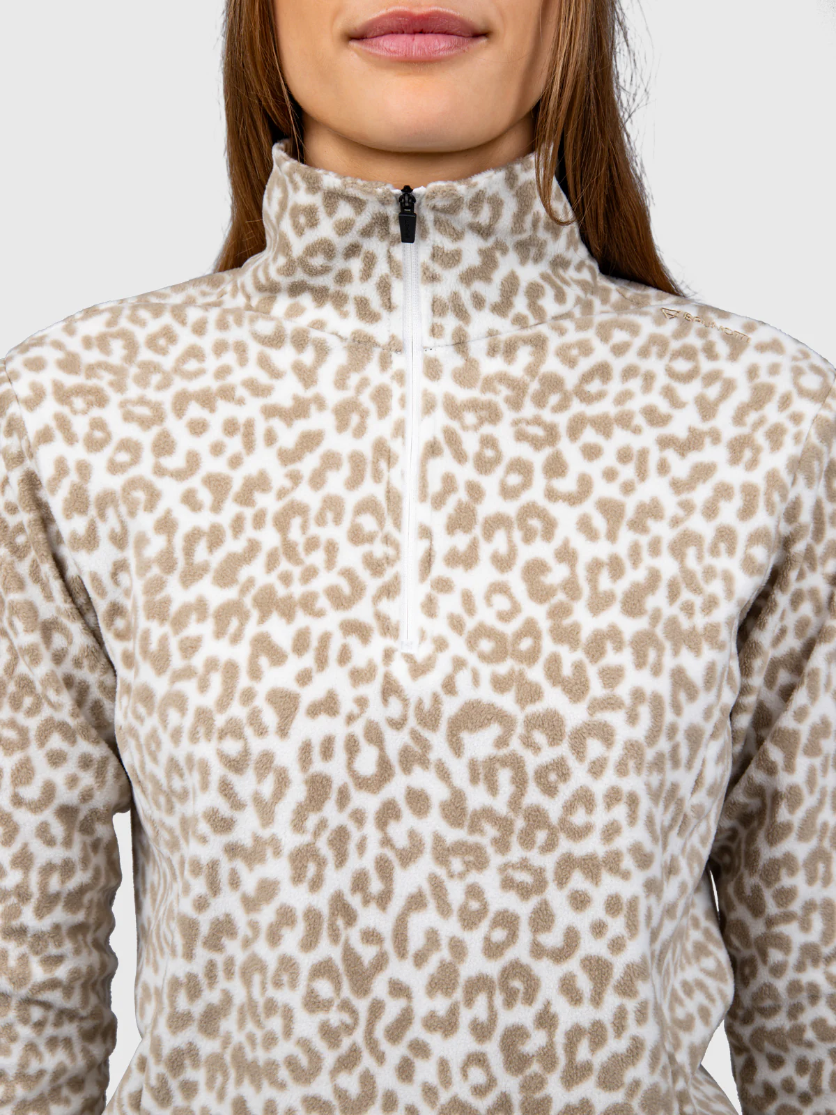 Misma-Print Women Fleece | Leopard Snow - Image 6