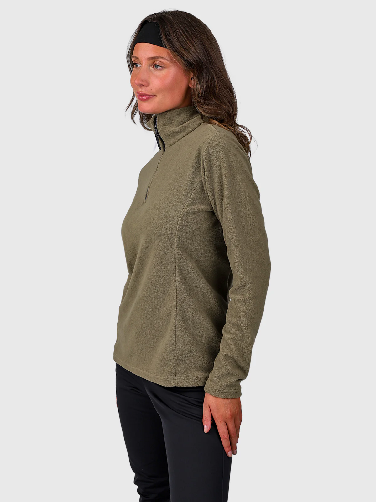 Misma Women Fleece | Dusky Green - Image 4