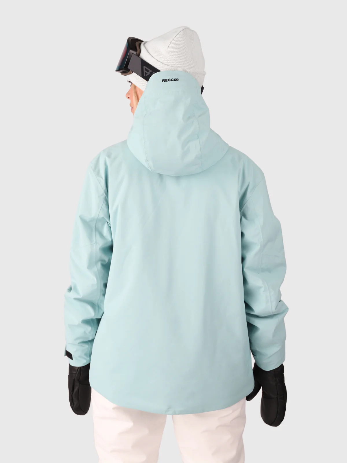 Mojavasa-S Women Anorak Snow Jacket | Sea Green - Image 2