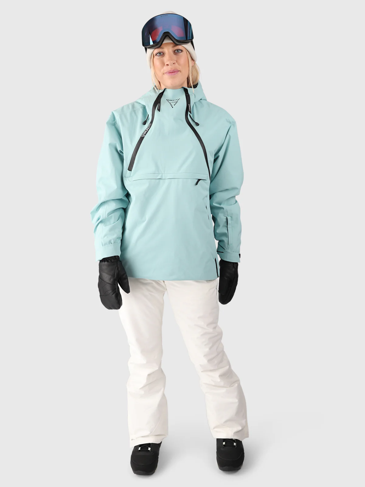 Mojavasa-S Women Anorak Snow Jacket | Sea Green - Image 5