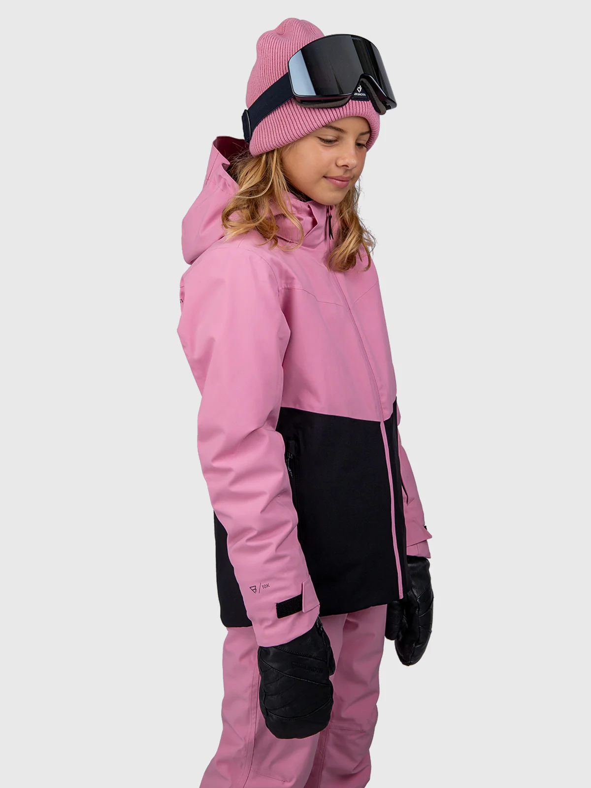 Montacy Girls Snow Jacket | Dusty Pink - Image 3