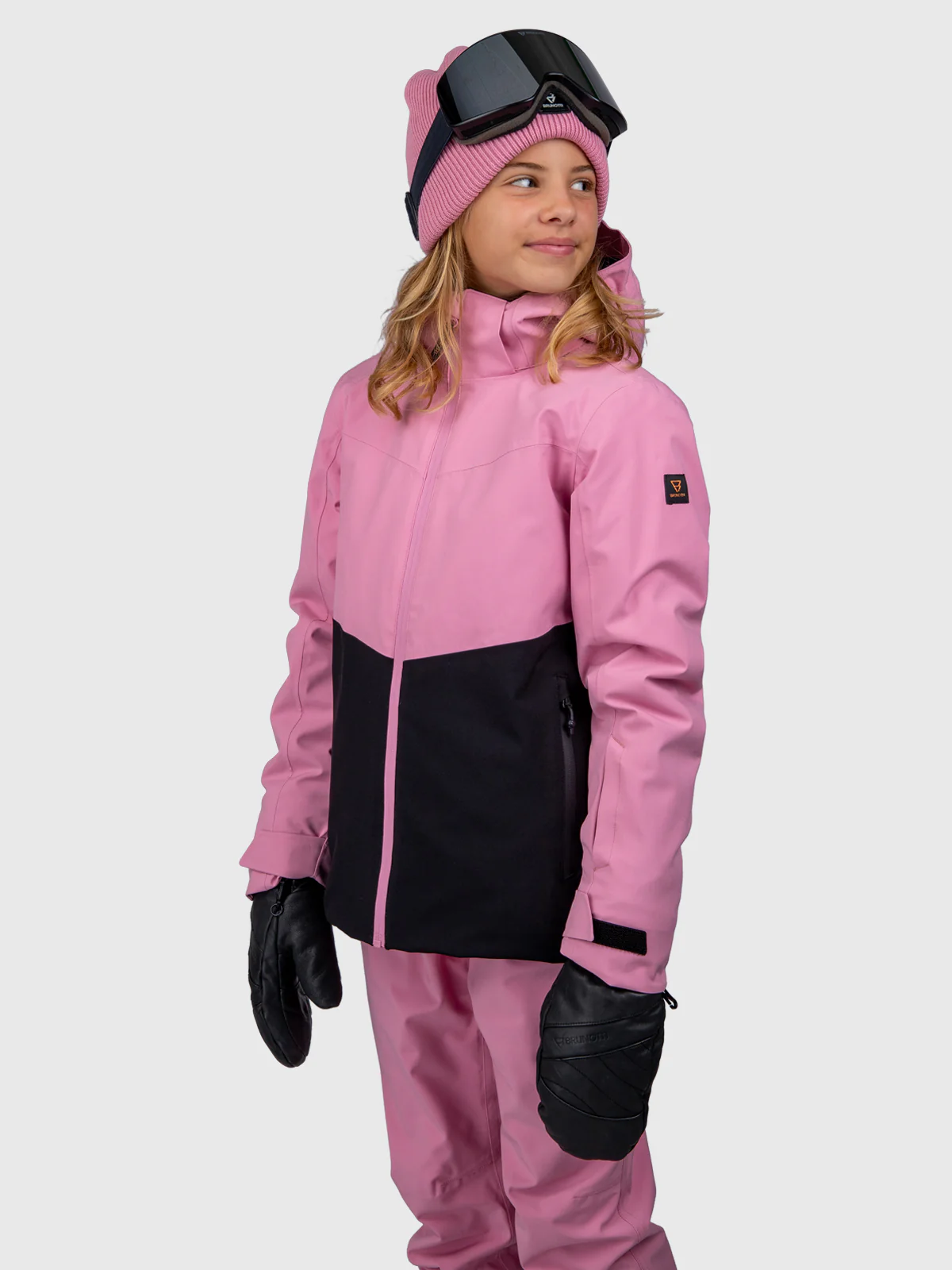 Montacy Girls Snow Jacket | Dusty Pink - Image 4
