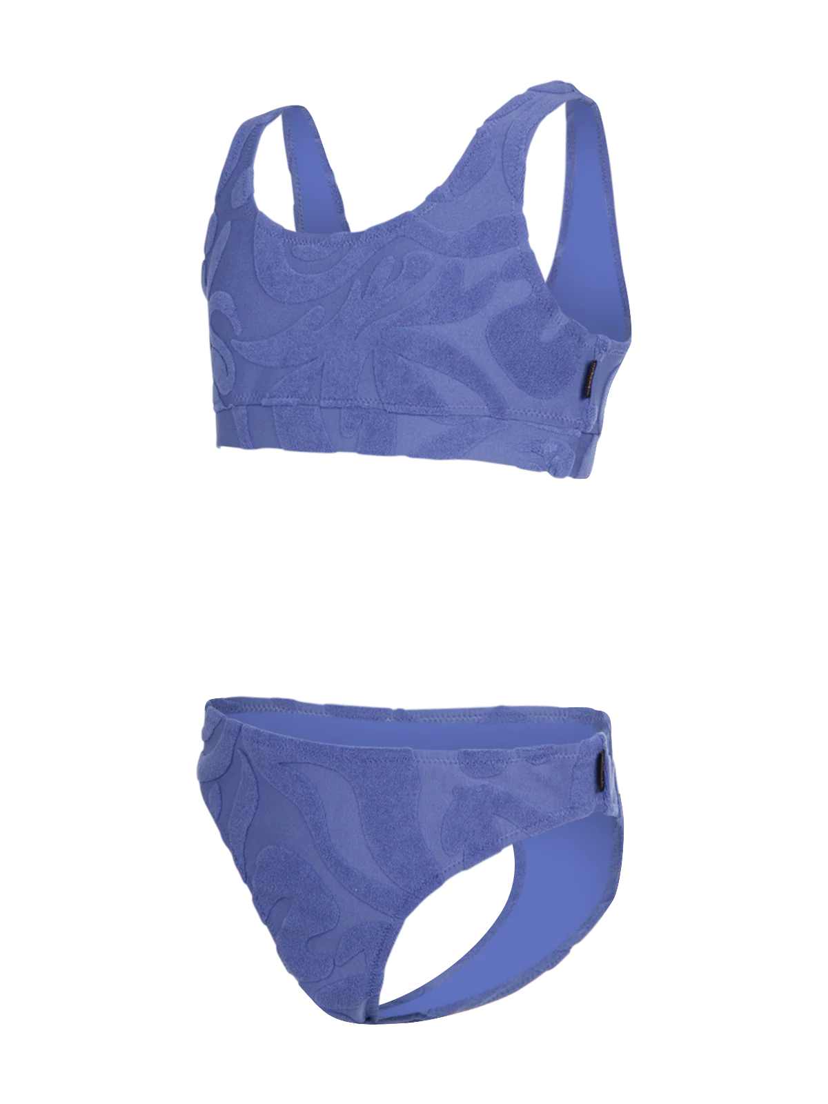 Myla-Jacquard Girls Bikini | Marlin Blue - Image 3
