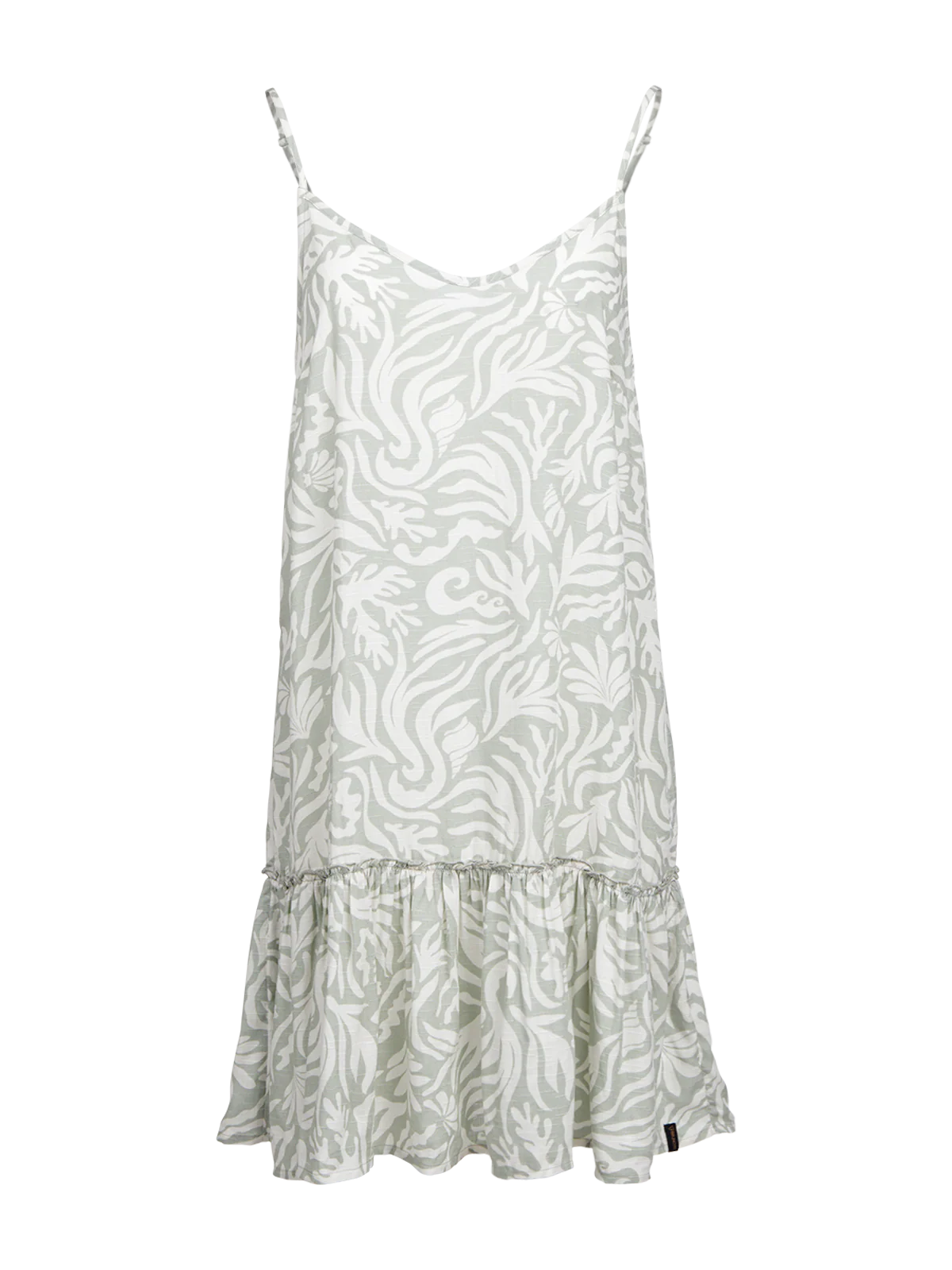 Nami-Print Women Dress | Aqua Grey - Image 7