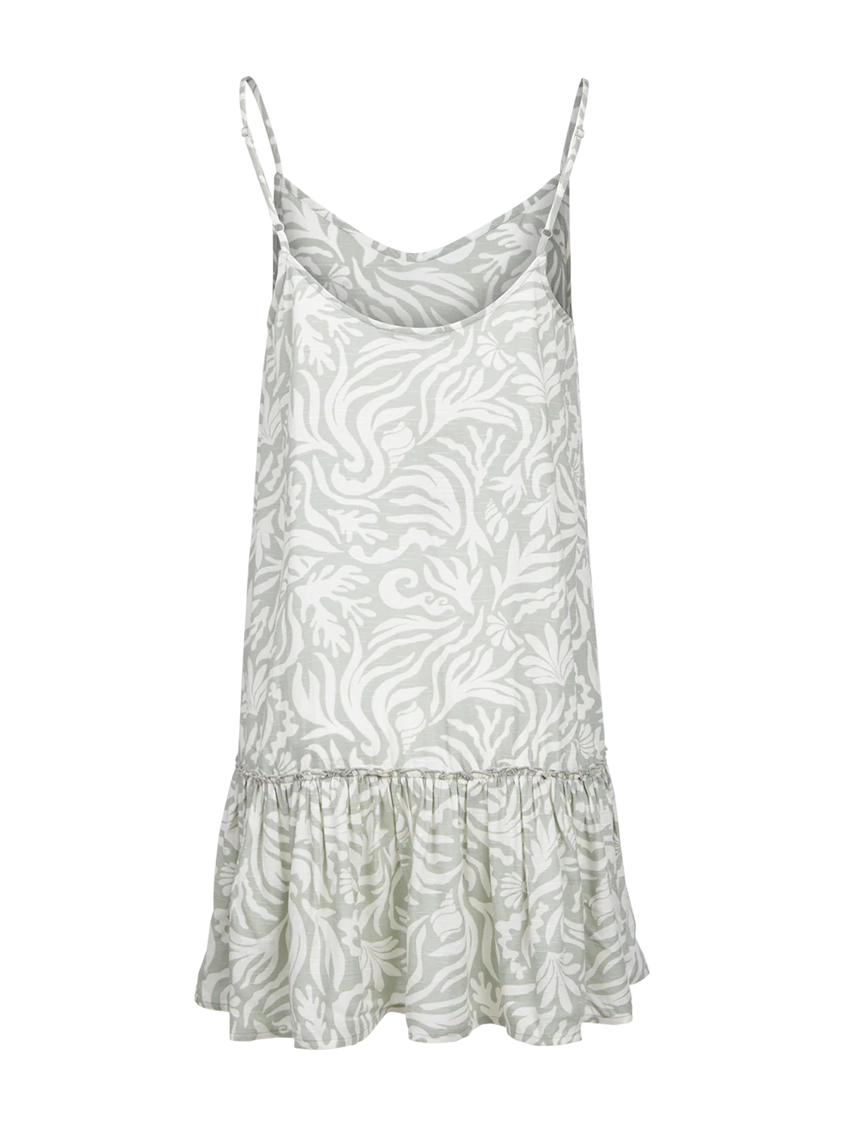 Nami-Print Women Dress | Aqua Grey - Image 8
