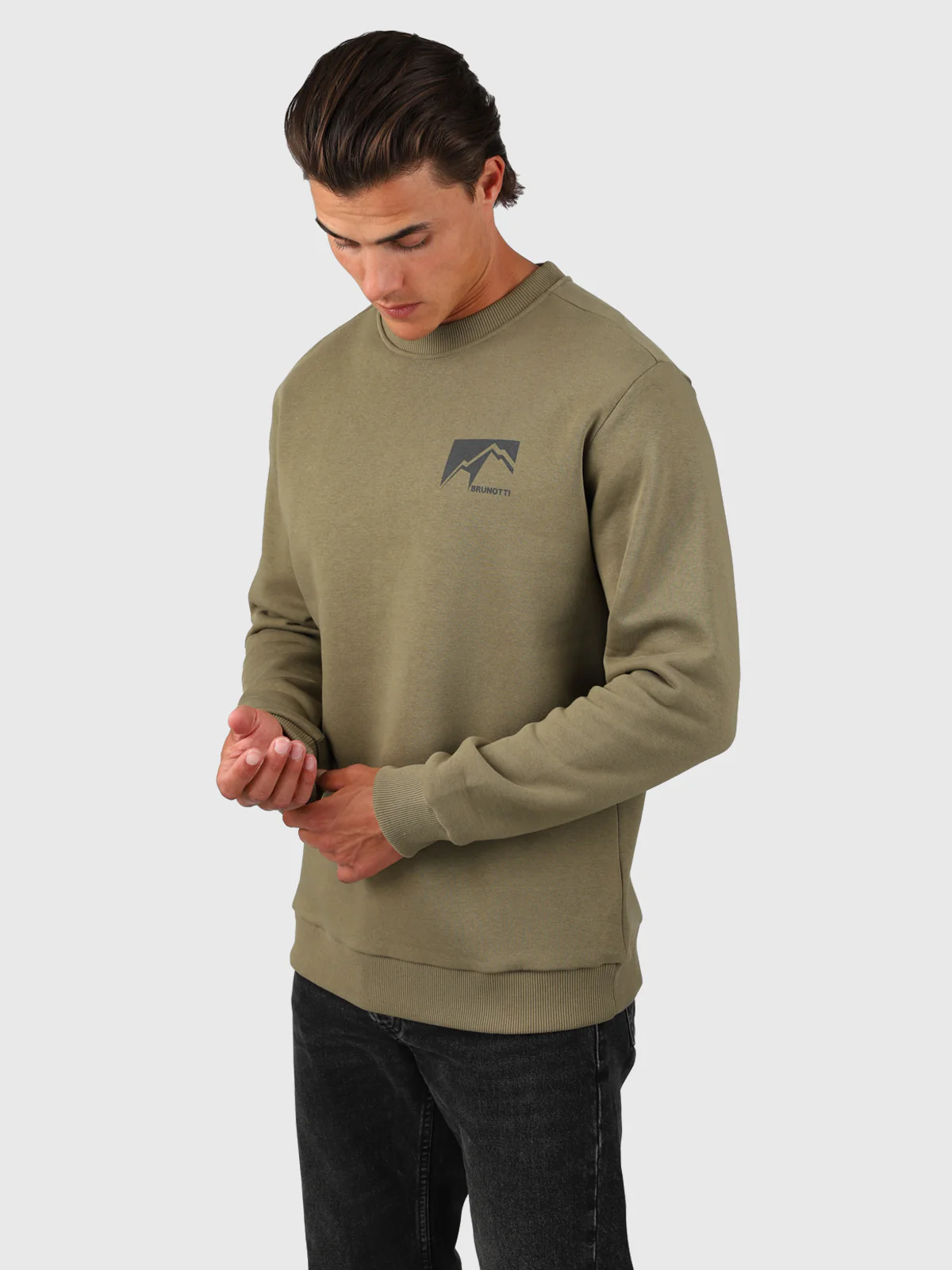 Navaldor Men Sweater | Dusky Green - Image 4