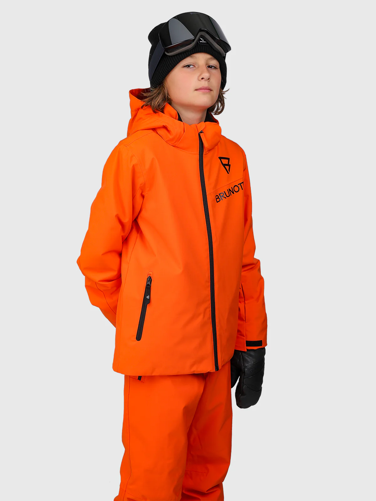 Navigaty Boys Snow Jacket | Punch Orange - Image 3