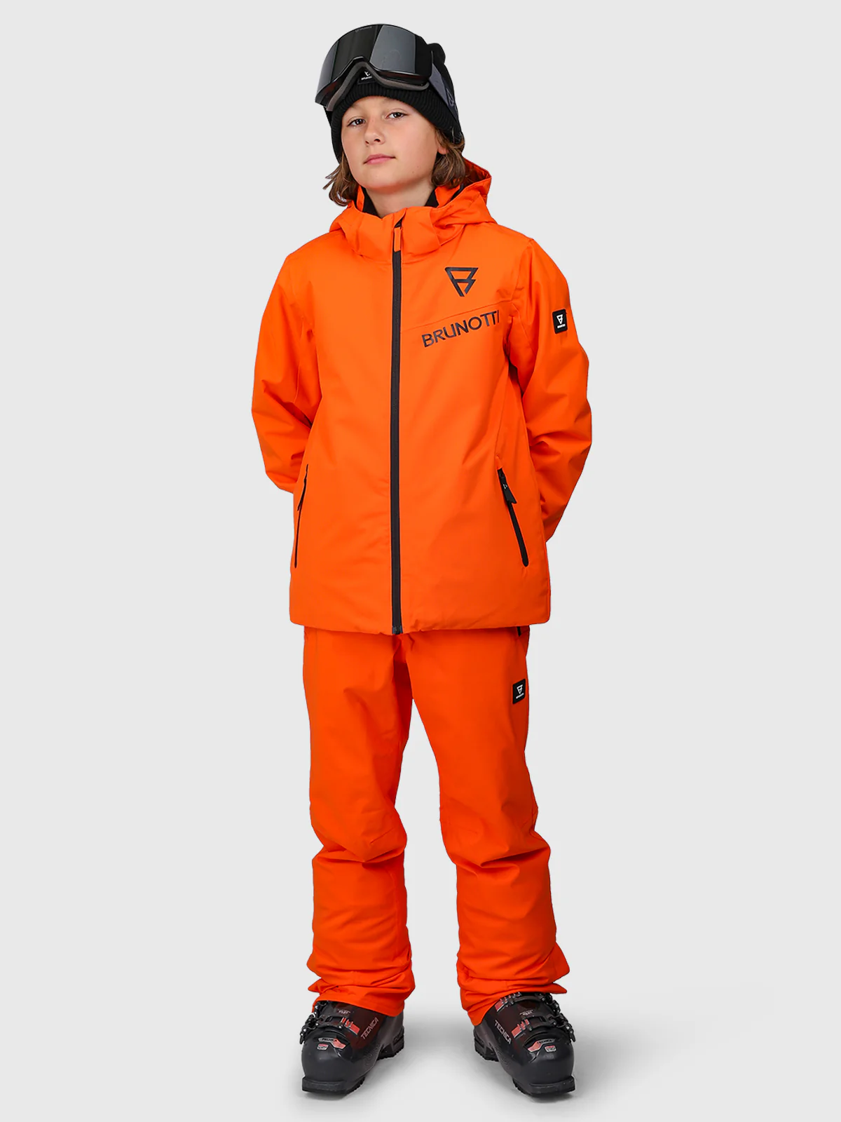 Navigaty Boys Snow Jacket | Punch Orange - Image 5