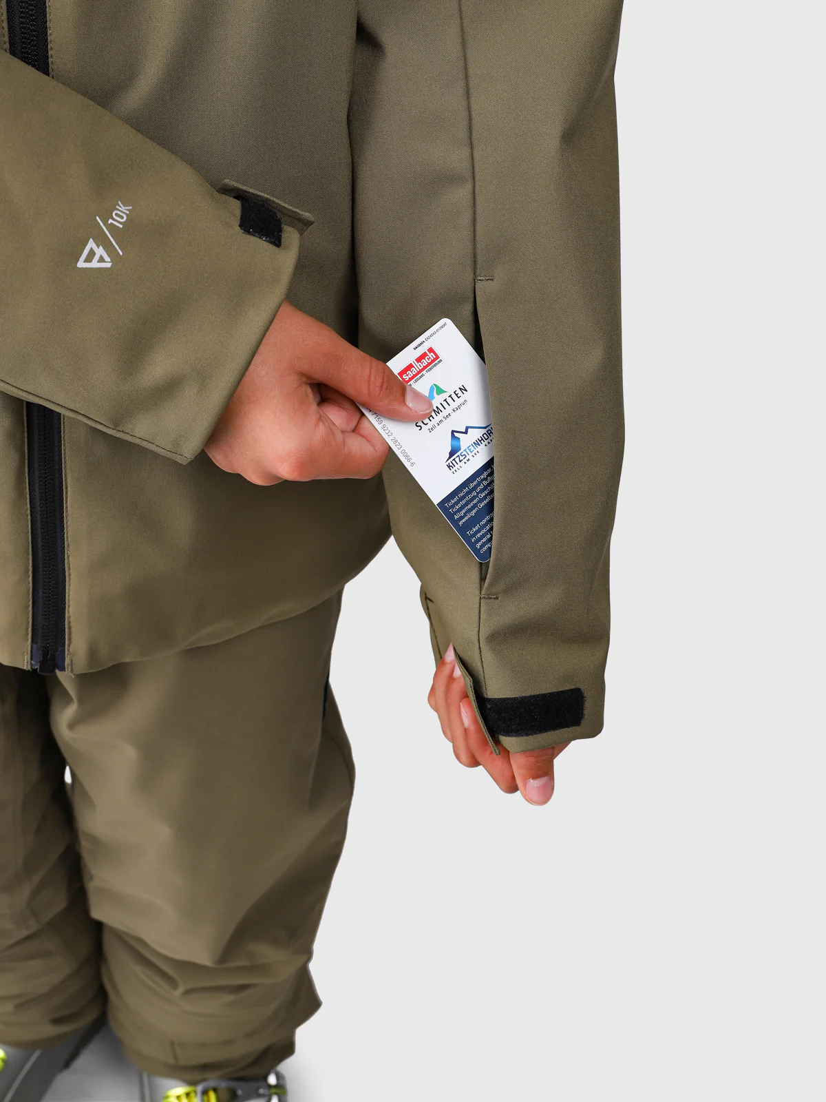 Navigaty Boys Snow Jacket | Dusky Green - Image 12