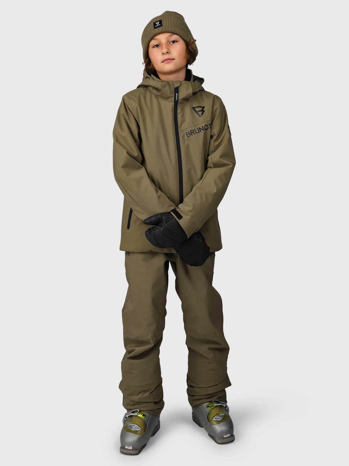 Navigaty Boys Snow Jacket | Dusky Green - Image 5