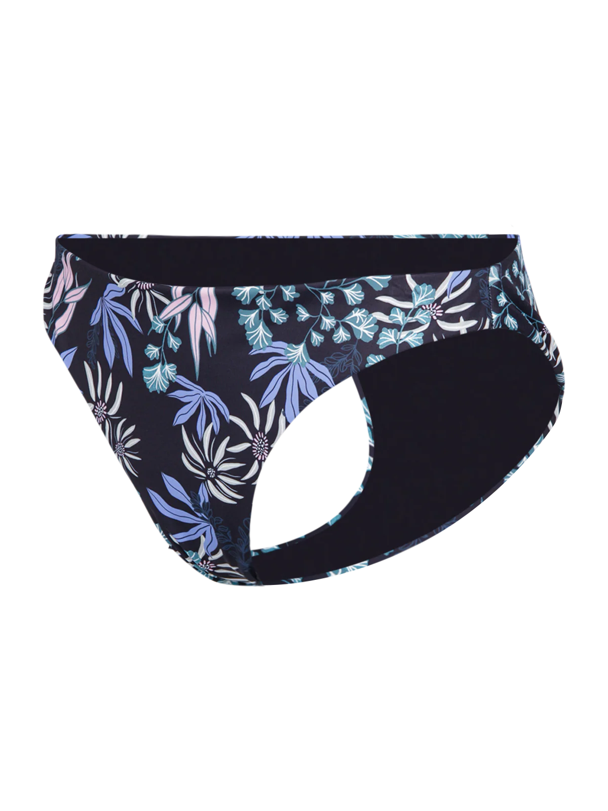 Nell-Print Women Bikini Bottom | Black - Image 9