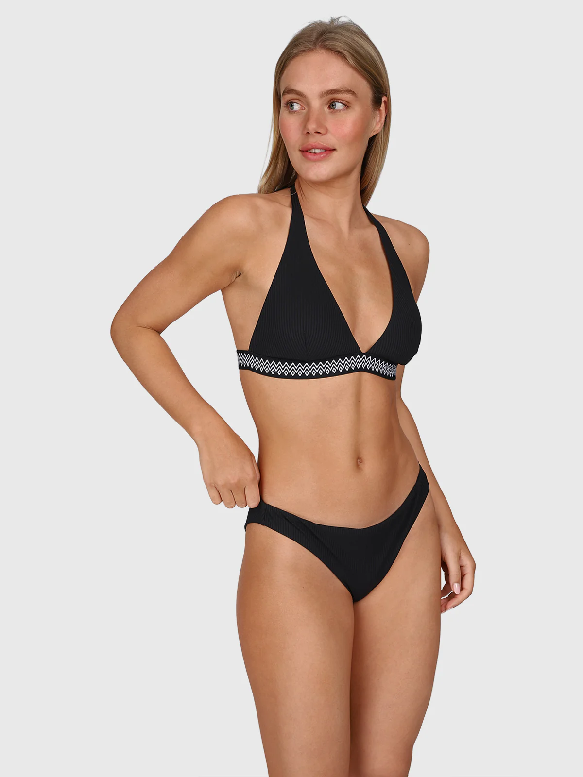Nell-Rib Women Bikini Bottom | Black - Image 4
