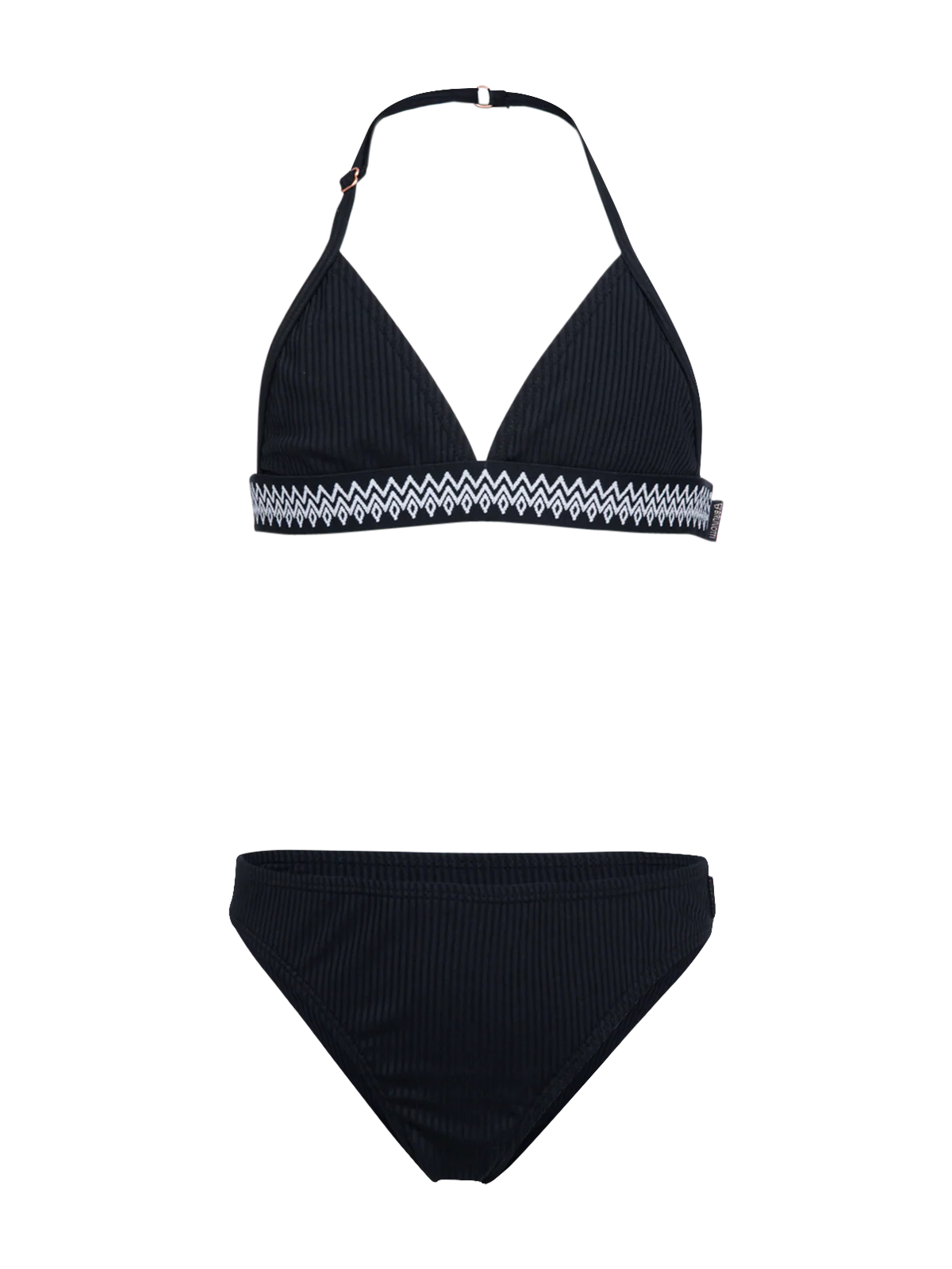 Nelle-Rib Girls Bikini | Black