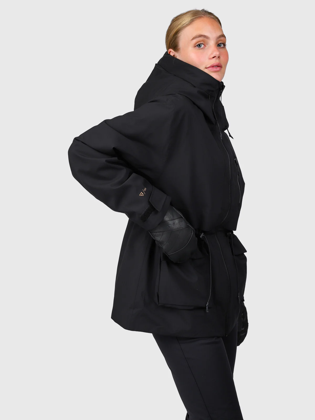 Nevicara Women Snow Jacket | Black - Image 11