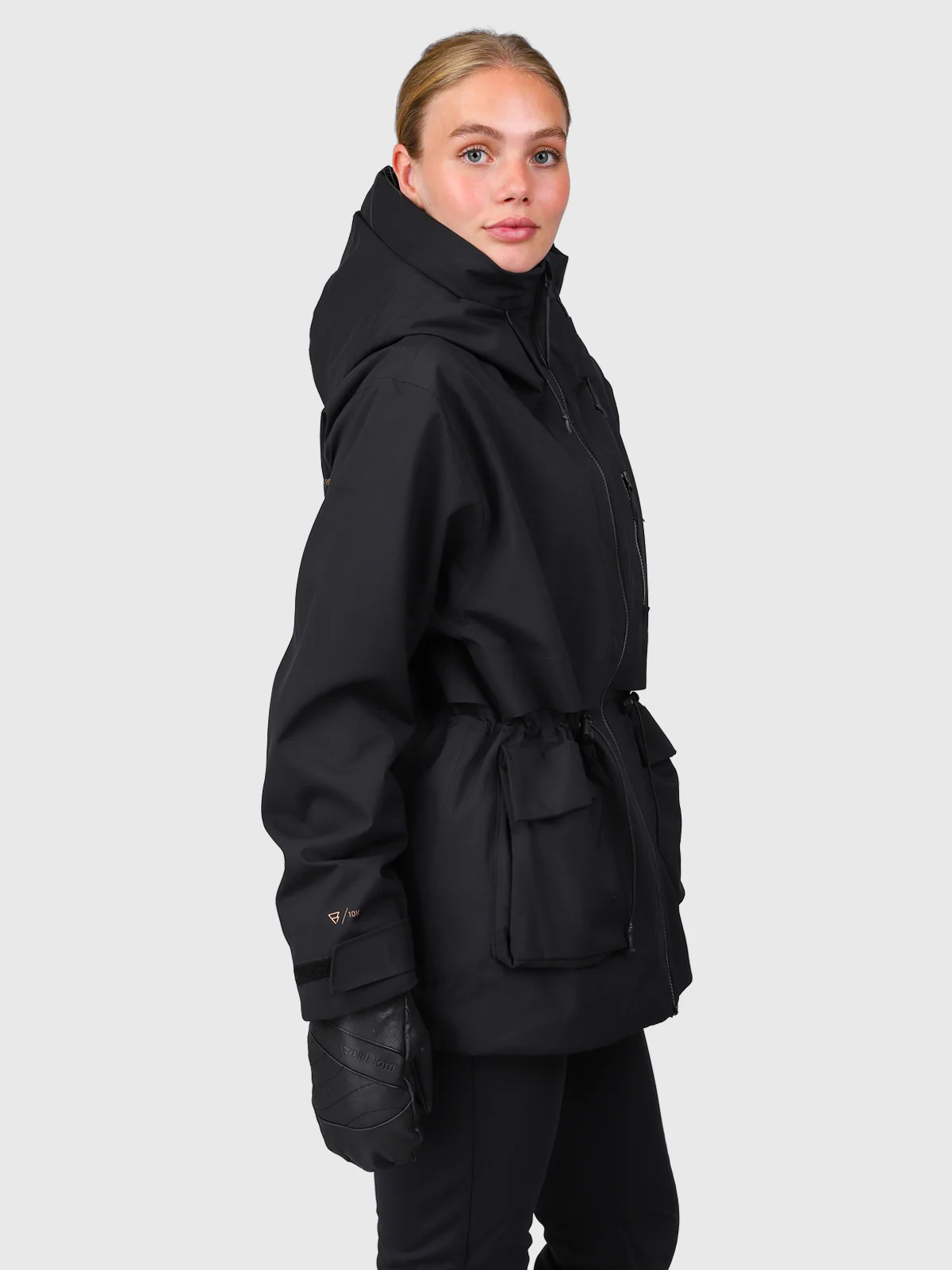 Nevicara Women Snow Jacket | Black - Image 3
