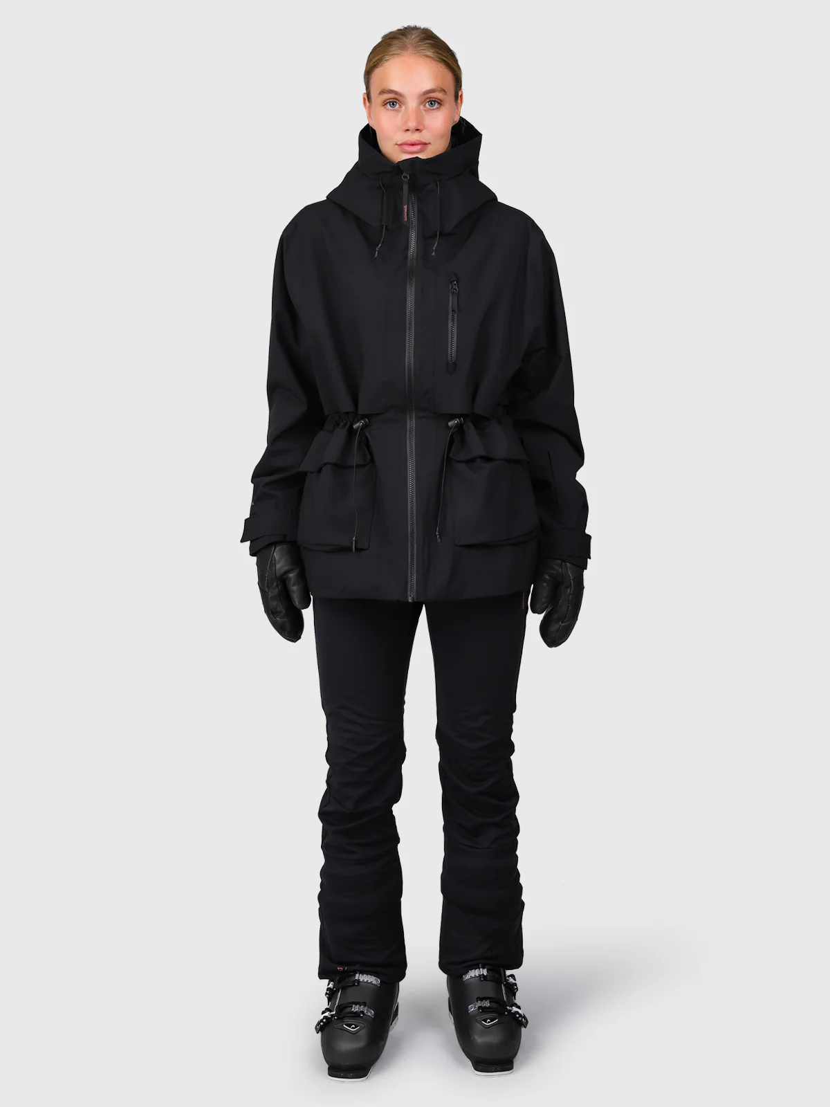 Nevicara Women Snow Jacket | Black - Image 6