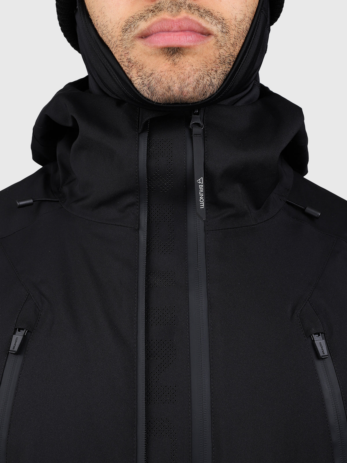 Norrow Men Snow Jacket | Black - Image 11