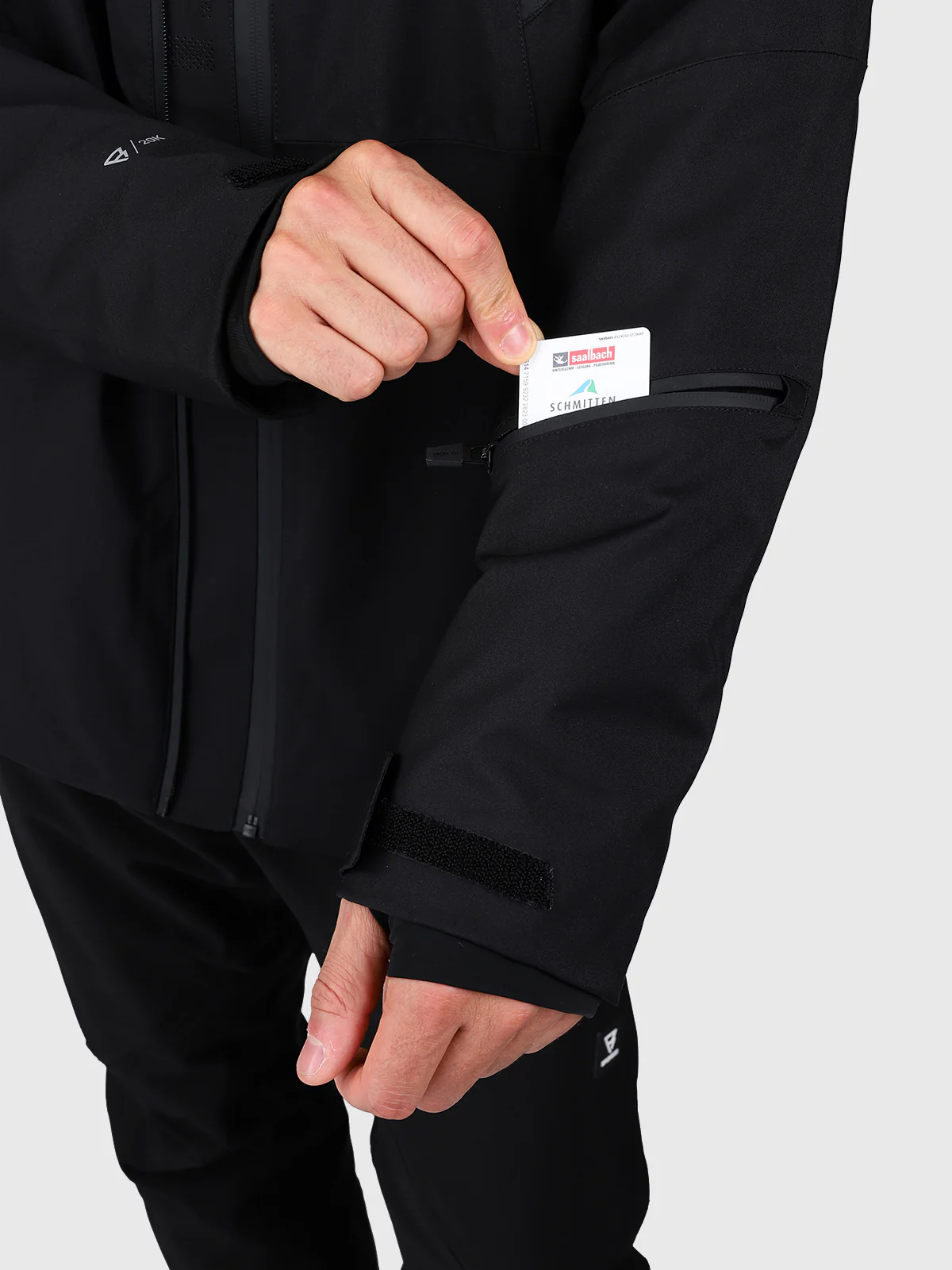 Norrow Men Snow Jacket | Black - Image 17