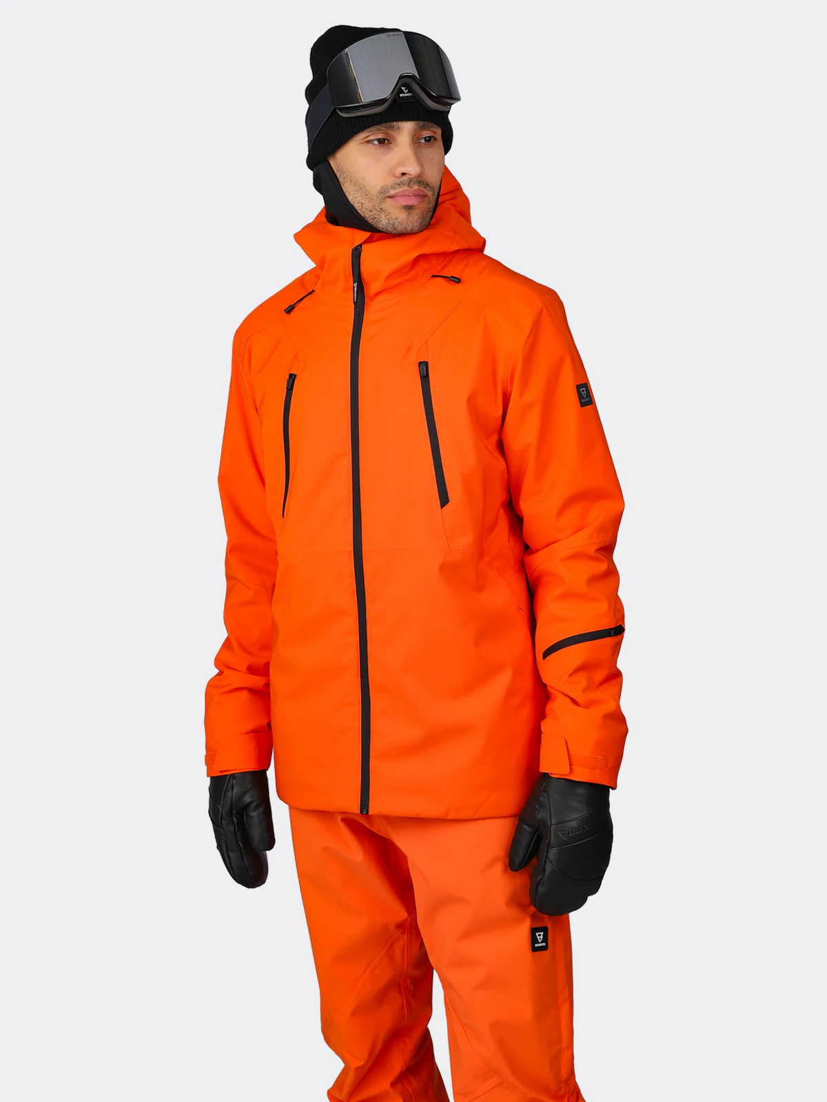 Norrow Men Snow Jacket | Punch Orange