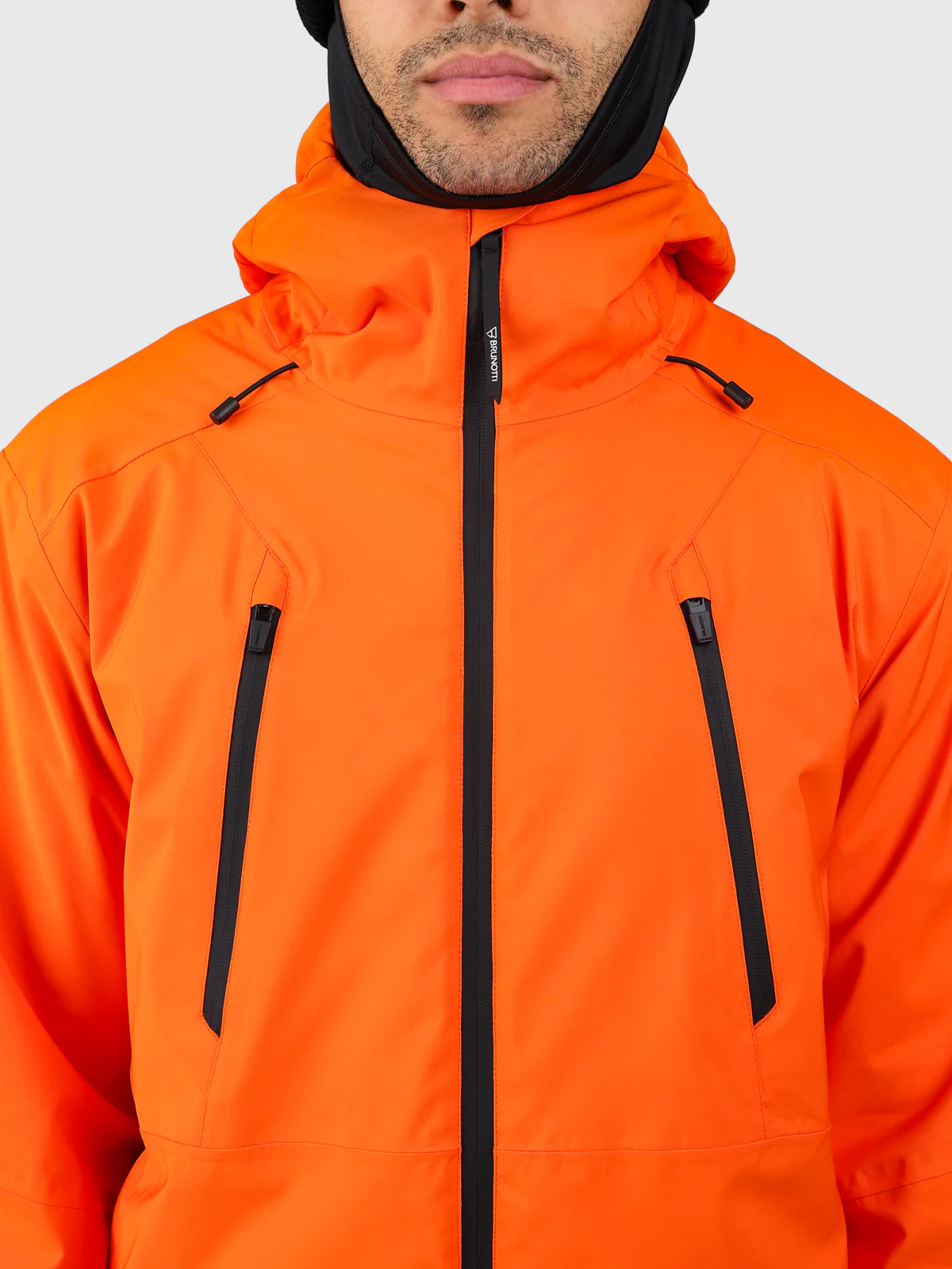 Norrow Men Snow Jacket | Punch Orange - Image 10