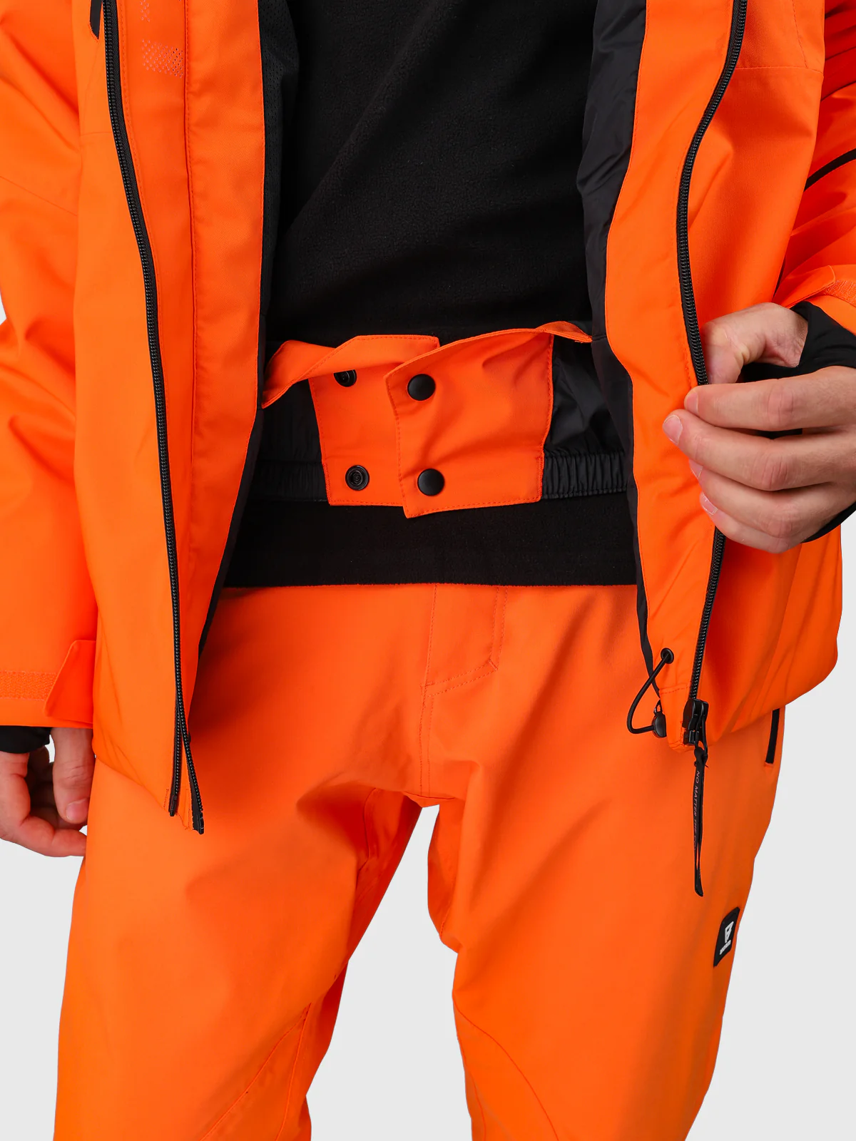 Norrow Men Snow Jacket | Punch Orange - Image 14