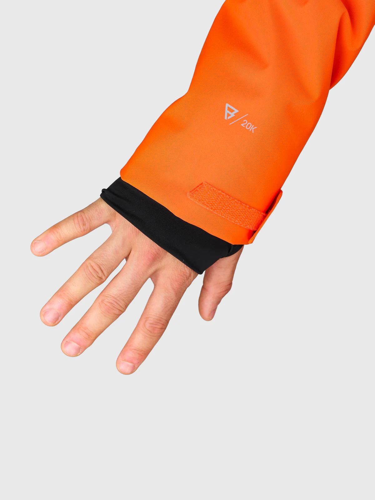 Norrow Men Snow Jacket | Punch Orange - Image 16