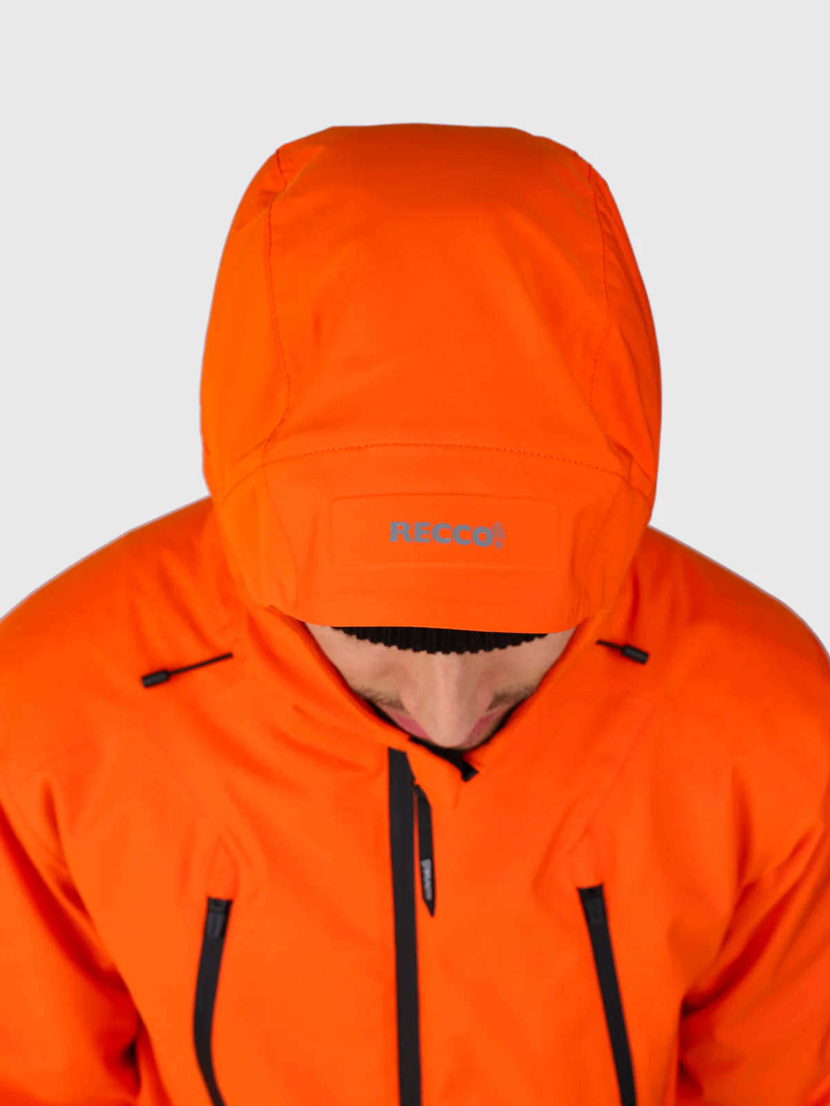 Norrow Men Snow Jacket | Punch Orange - Image 22