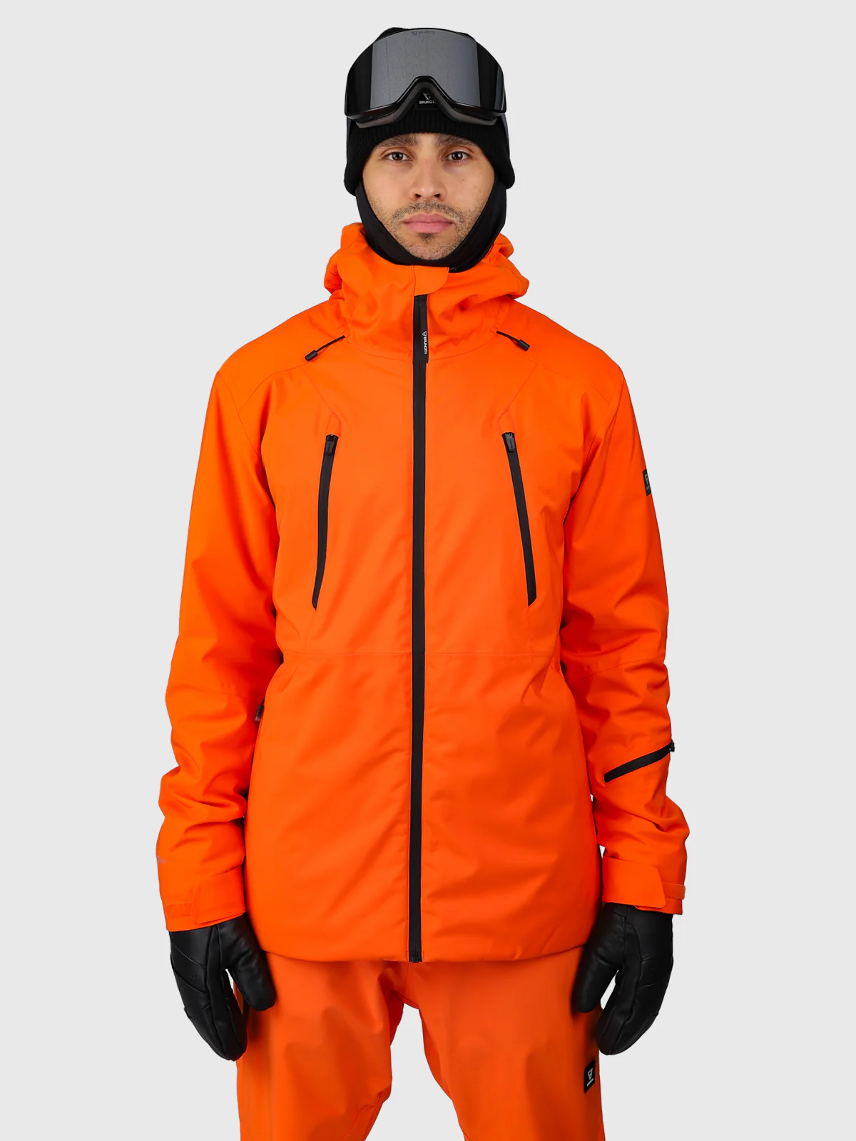 Norrow Men Snow Jacket | Punch Orange - Image 3