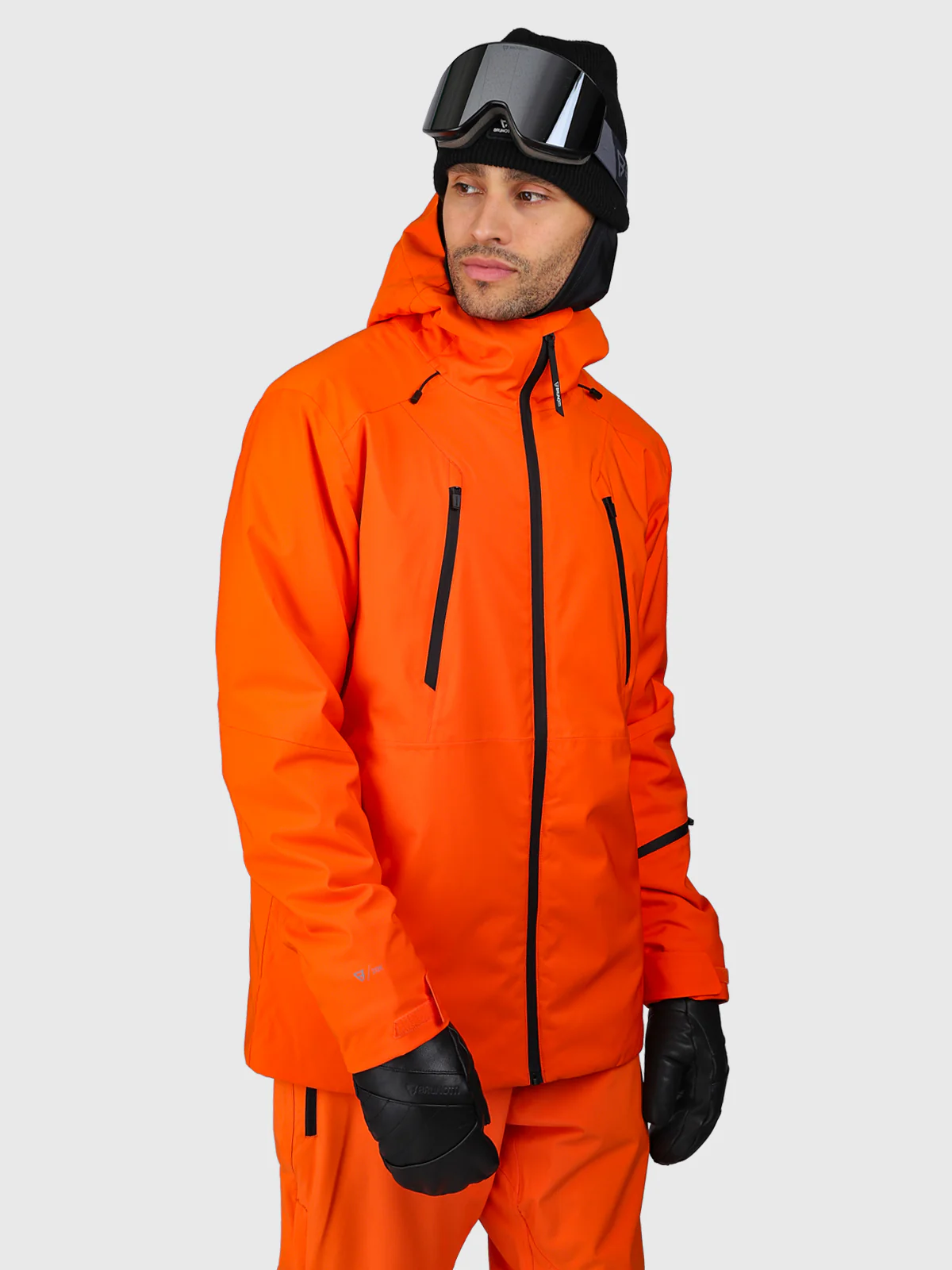 Norrow Men Snow Jacket | Punch Orange - Image 4