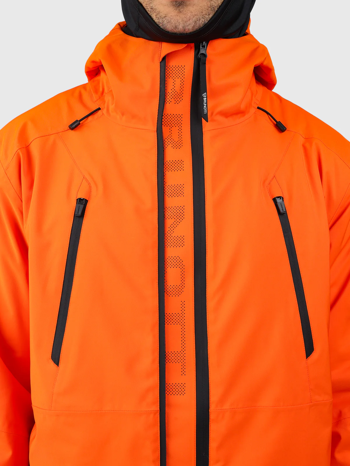 Norrow Men Snow Jacket | Punch Orange - Image 6