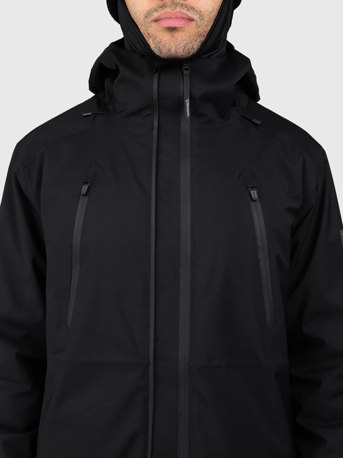 Norrow Men Snow Jacket | Black - Image 2