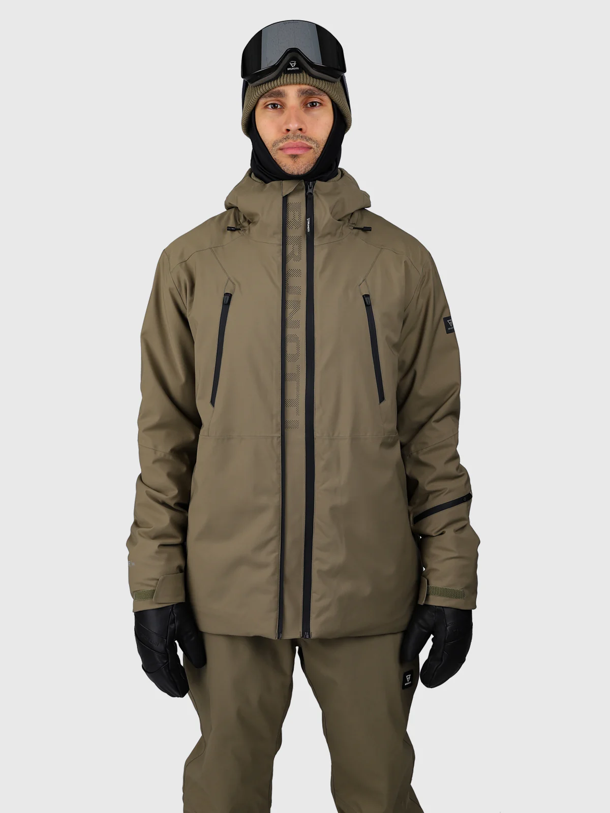 Norrow Men Snow Jacket | Dusky Green
