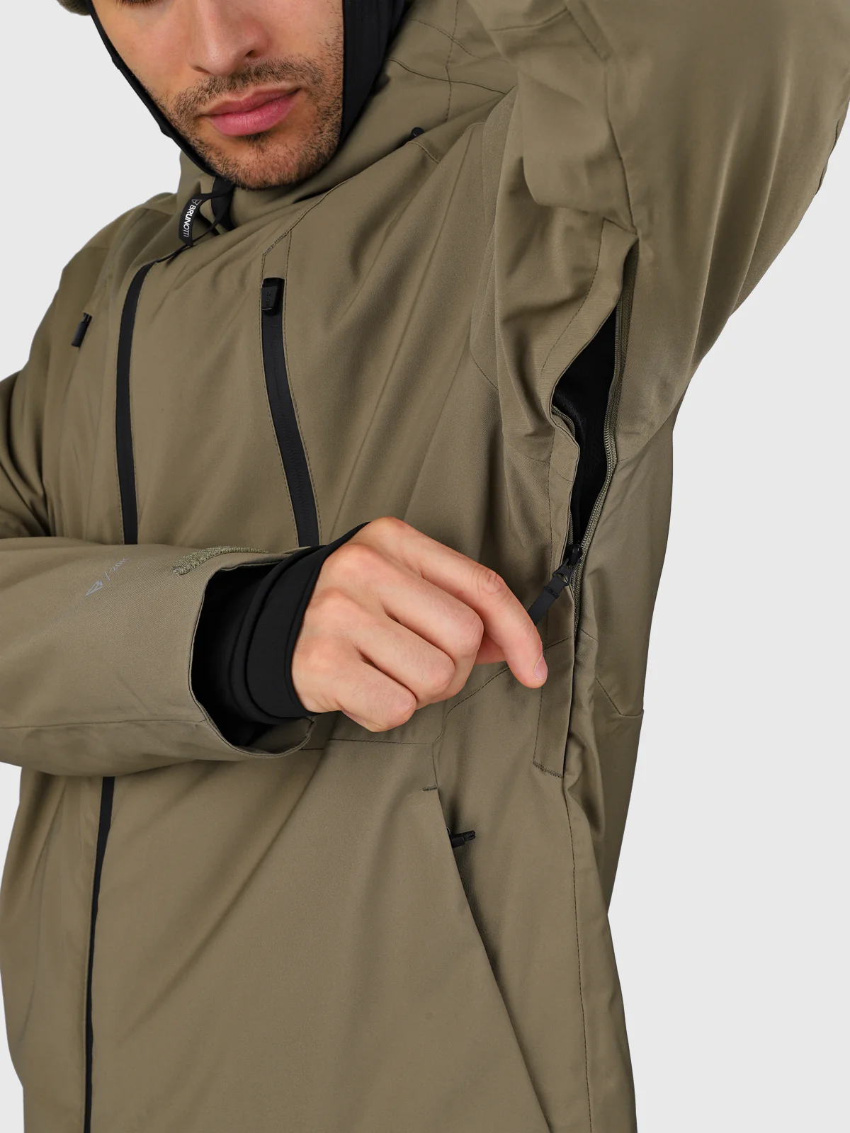 Norrow Men Snow Jacket | Dusky Green - Image 14