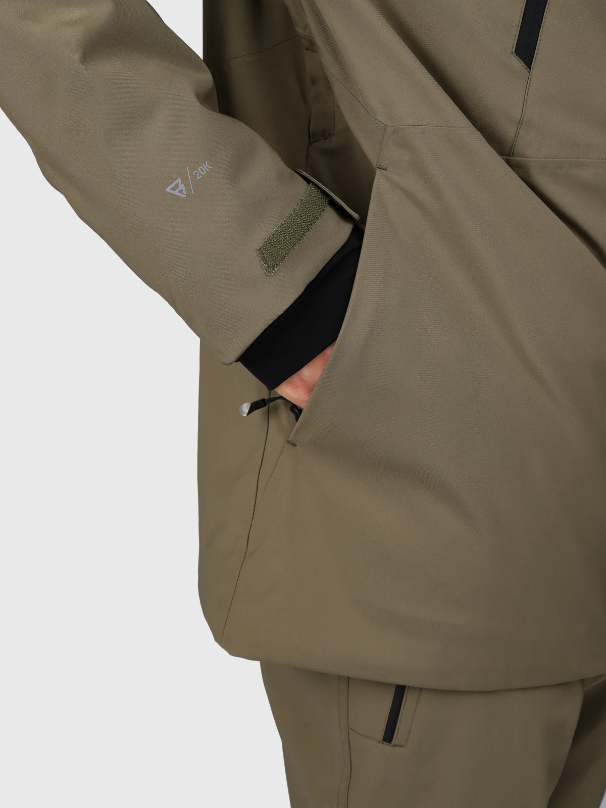 Norrow Men Snow Jacket | Dusky Green - Image 16