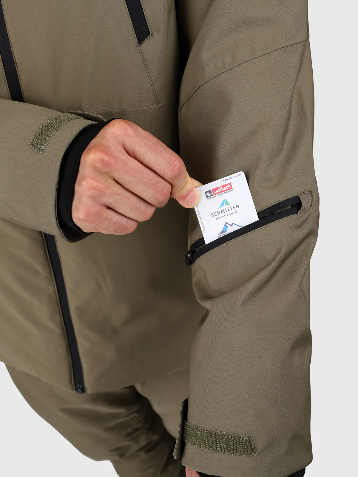Norrow Men Snow Jacket | Dusky Green - Image 17