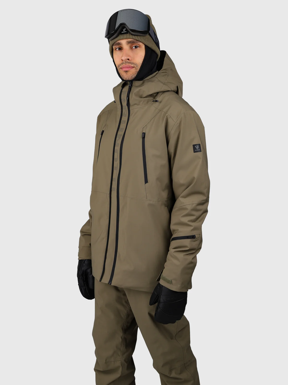 Norrow Men Snow Jacket | Dusky Green - Image 3
