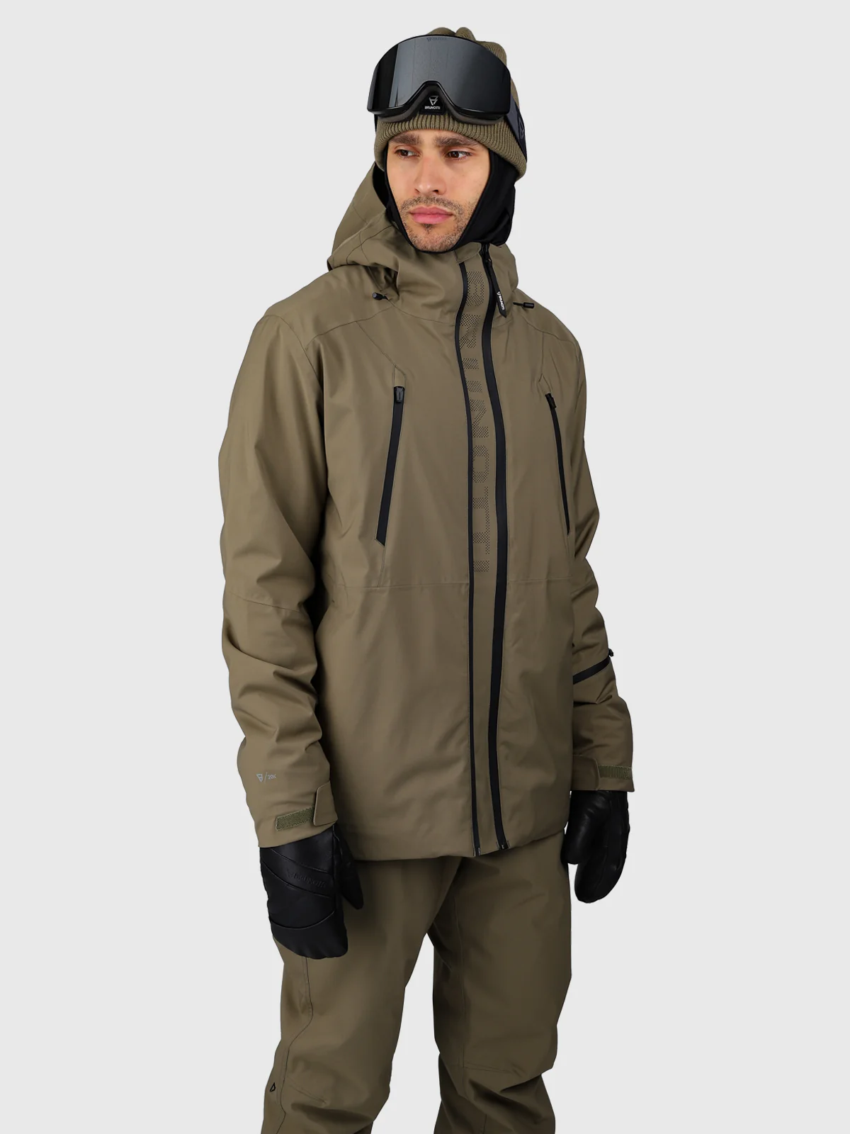 Norrow Men Snow Jacket | Dusky Green - Image 4