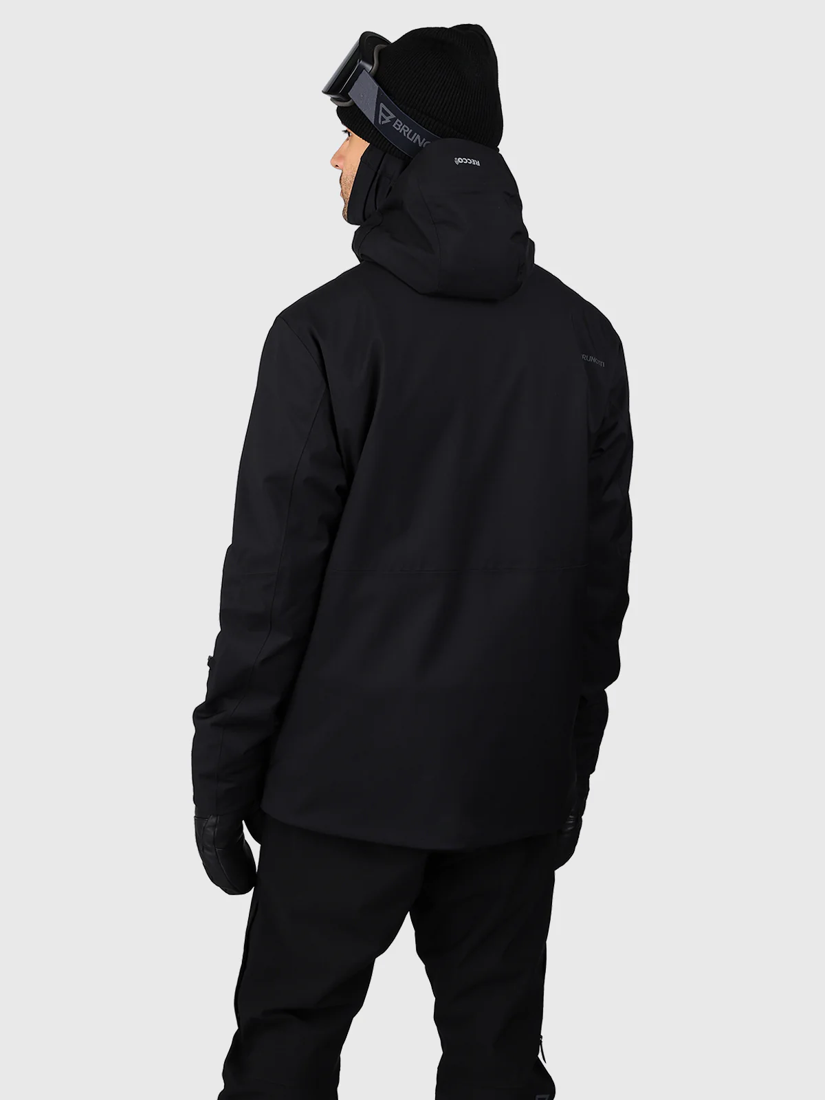 Norrow Men Snow Jacket | Black - Image 4