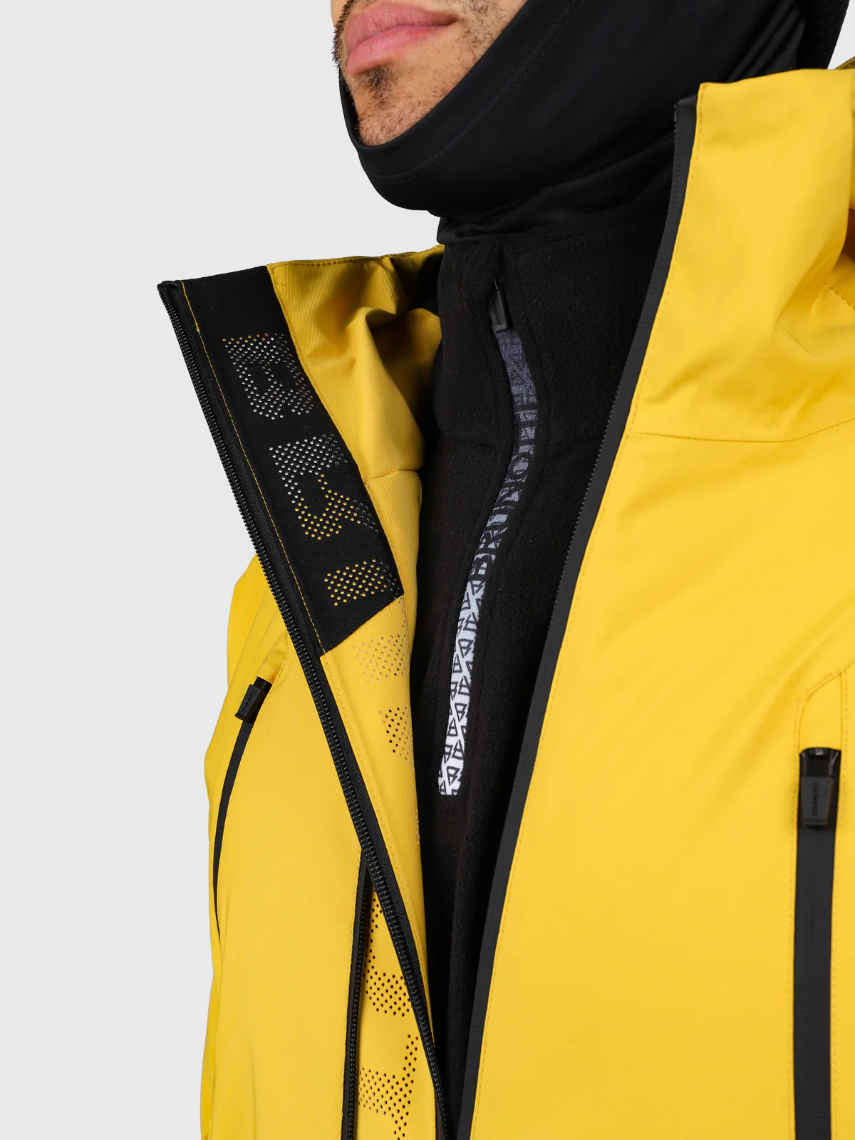 Norrow Men Snow Jacket | Lemon Curry - Image 14