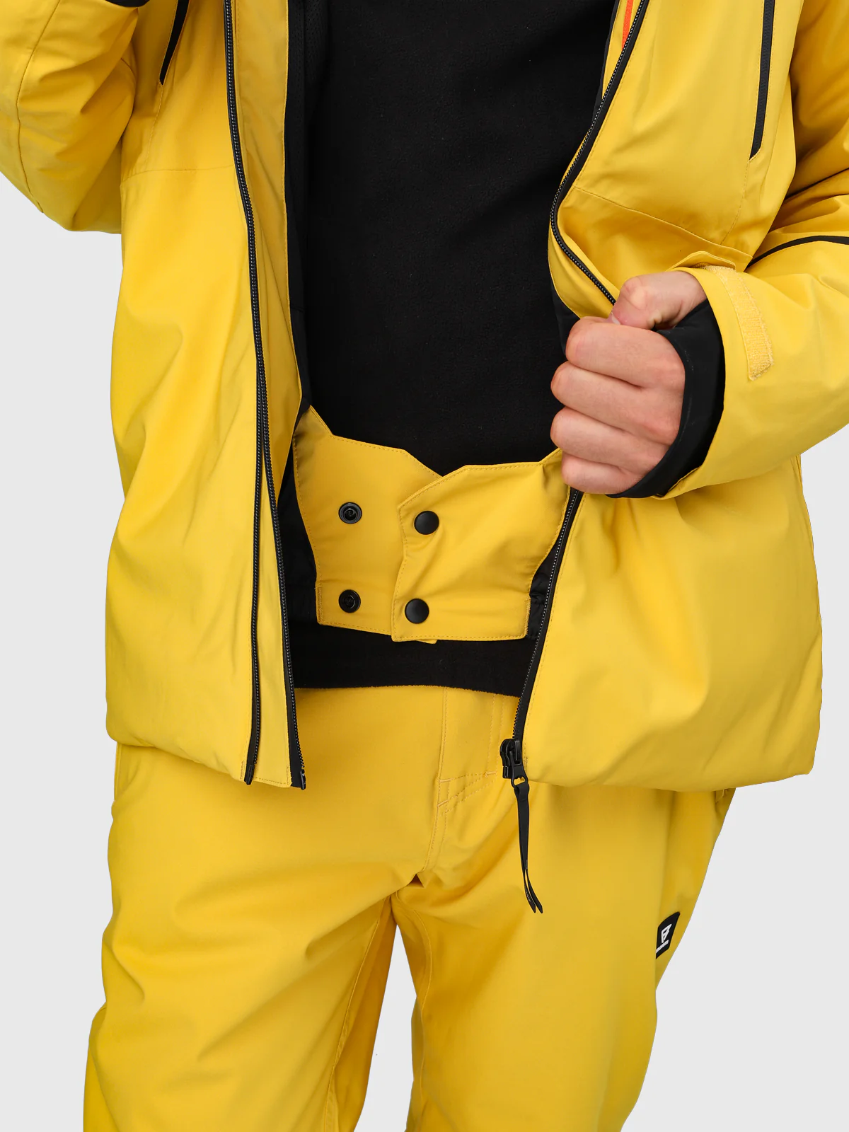 Norrow Men Snow Jacket | Lemon Curry - Image 16