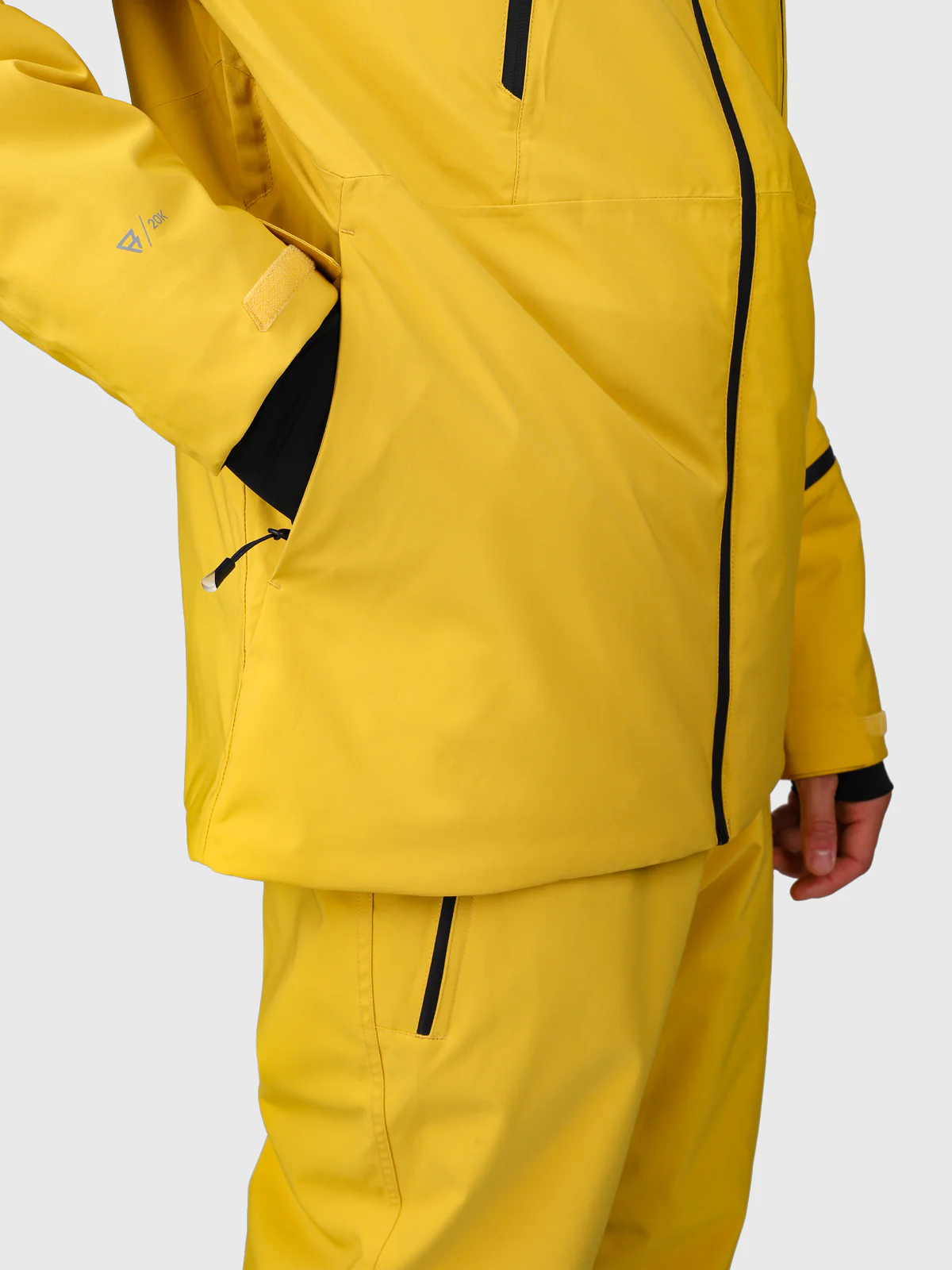Norrow Men Snow Jacket | Lemon Curry - Image 18