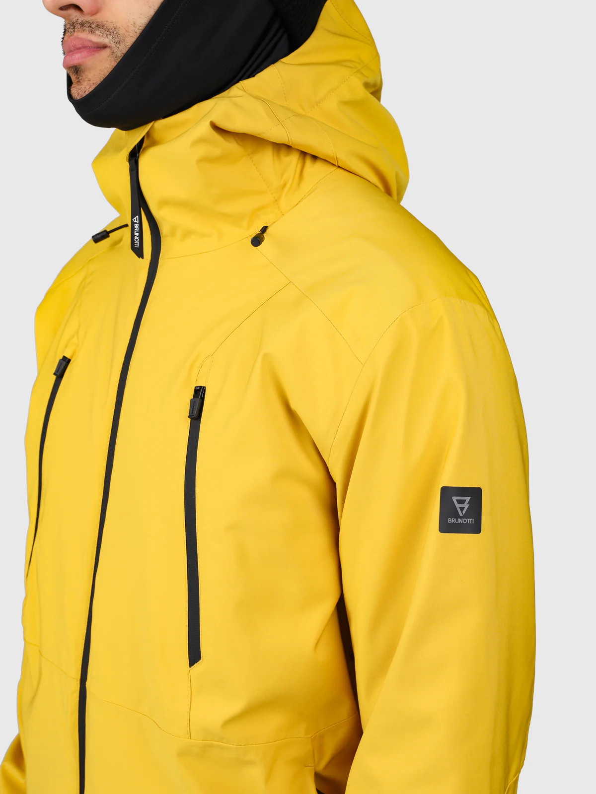 Norrow Men Snow Jacket | Lemon Curry - Image 21