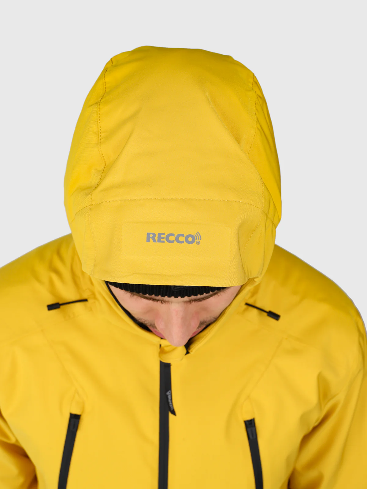 Norrow Men Snow Jacket | Lemon Curry - Image 23